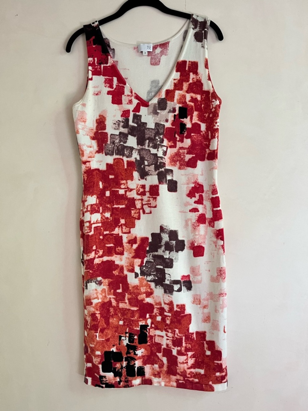 TSE Abstract Print Cotton Dress